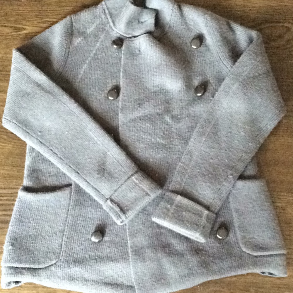 Lutz & Patmos grey wool cardigan size M